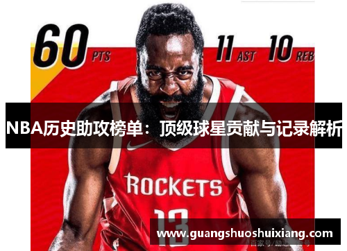 NBA历史助攻榜单：顶级球星贡献与记录解析