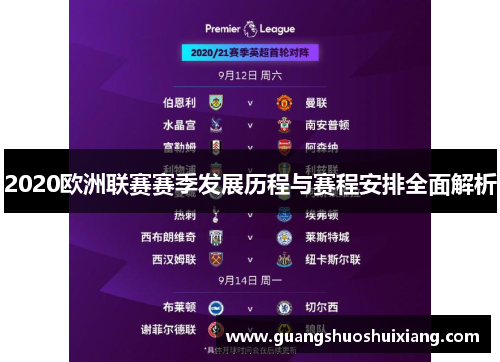 2020欧洲联赛赛季发展历程与赛程安排全面解析