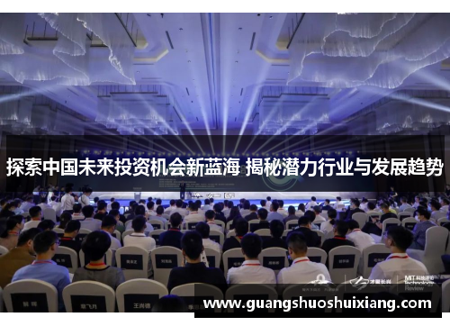 探索中国未来投资机会新蓝海 揭秘潜力行业与发展趋势